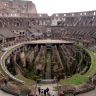 view inside the Colosseum - imagine the noise during the fighting in the old times