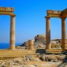 Rhodos - Ancient Lindos - Temple of Athena 001
