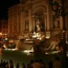 Beautiful Trevi Fountain by night, Rome - Italy