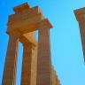 Rhodos - Ancient Lindos - Temple of Athena 002